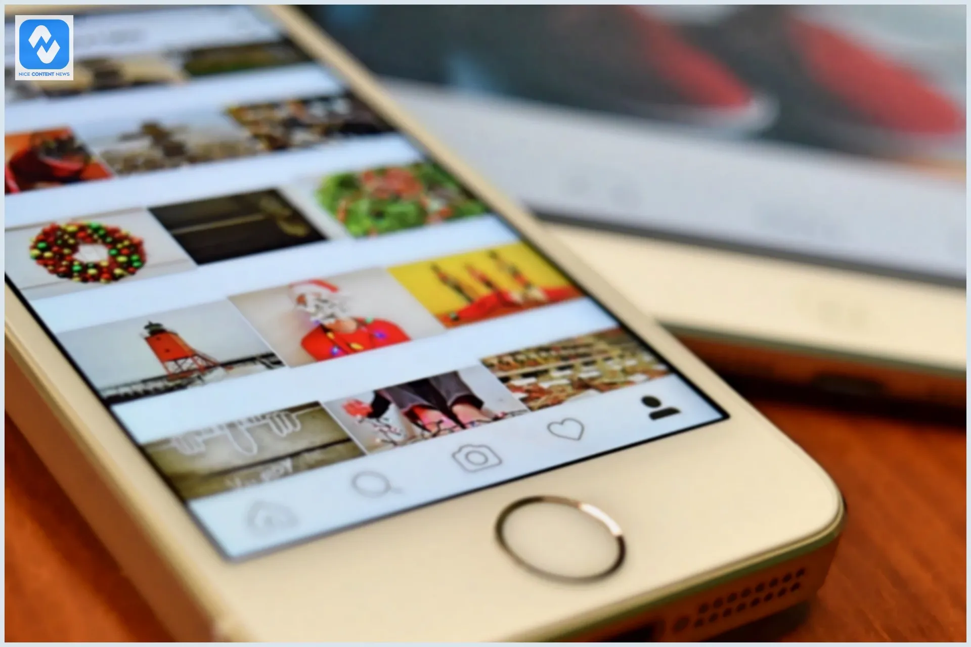 Perfil do Instagram com o Reels aberto