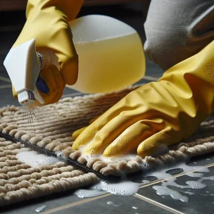 Como limpar tapete de plástico de banheiro