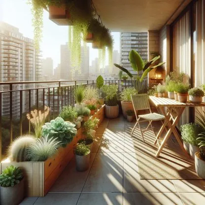 Como organizar plantas na varanda