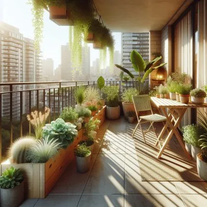 Como organizar plantas na varanda