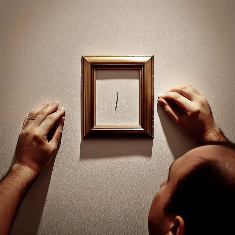 Como colocar quadro na parede